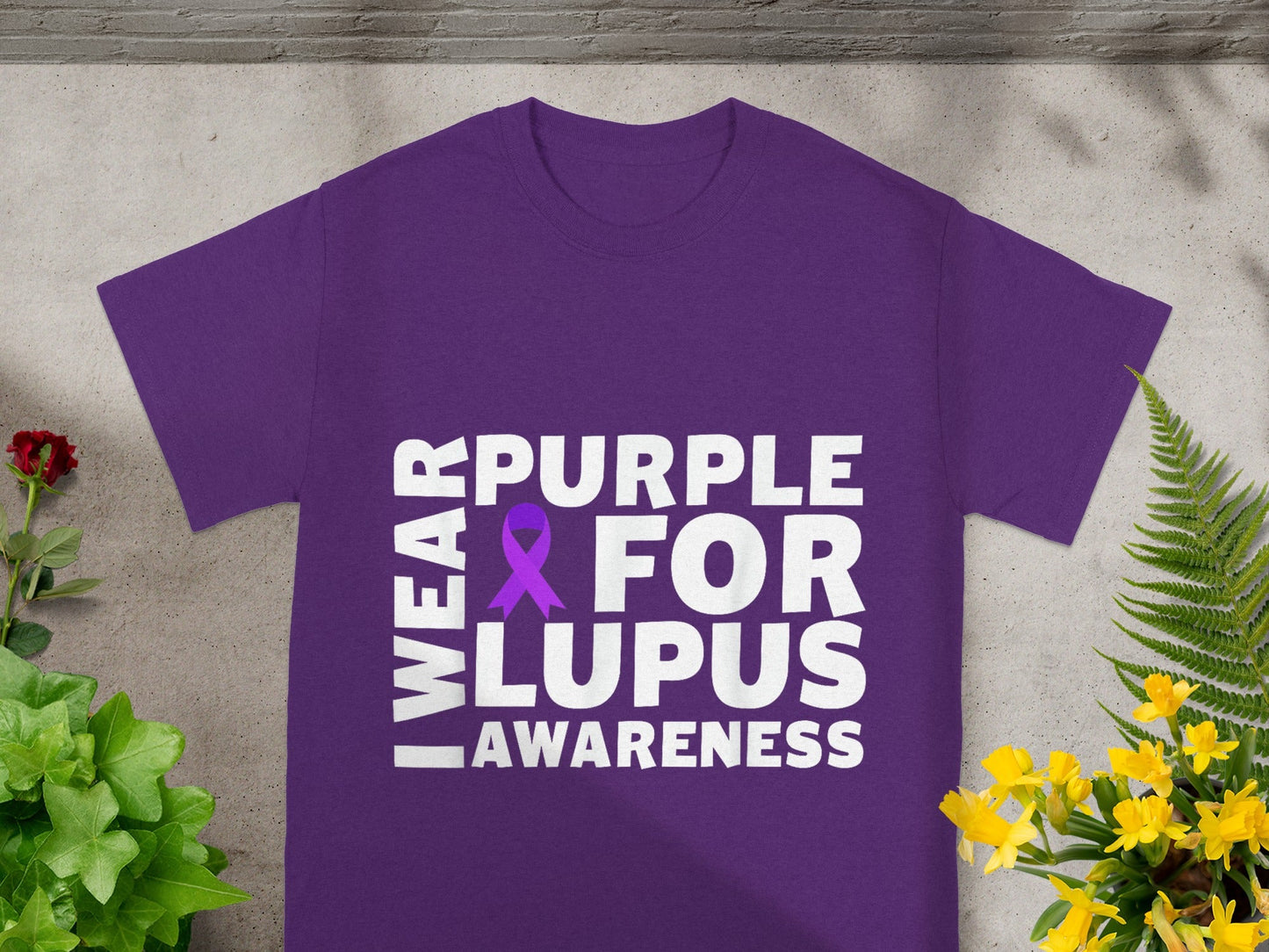 I Wear Purple For Lupus Awareness T-shirt Product