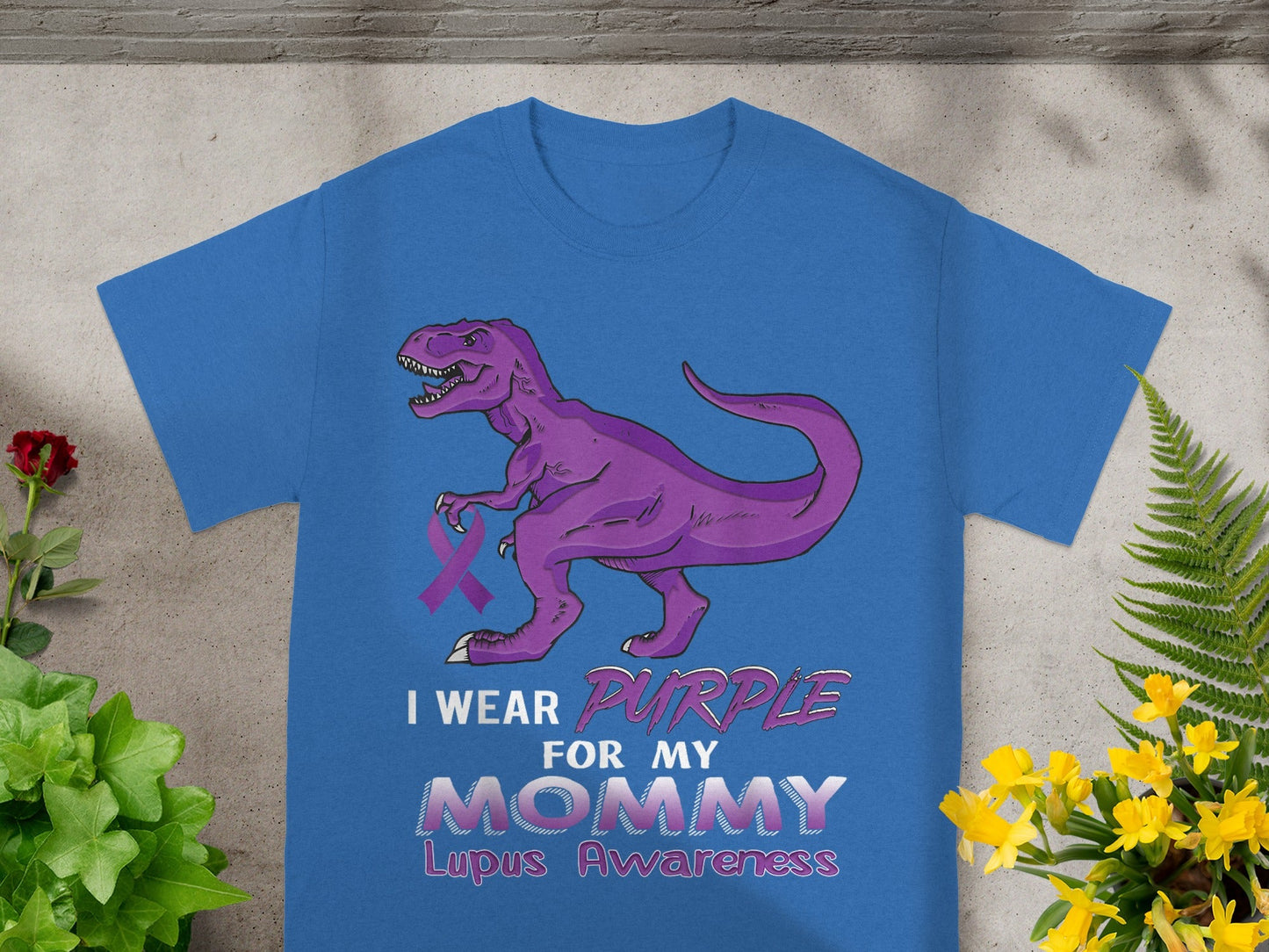 I Wear Purple For My Mommy Lupus Awareness Shirt