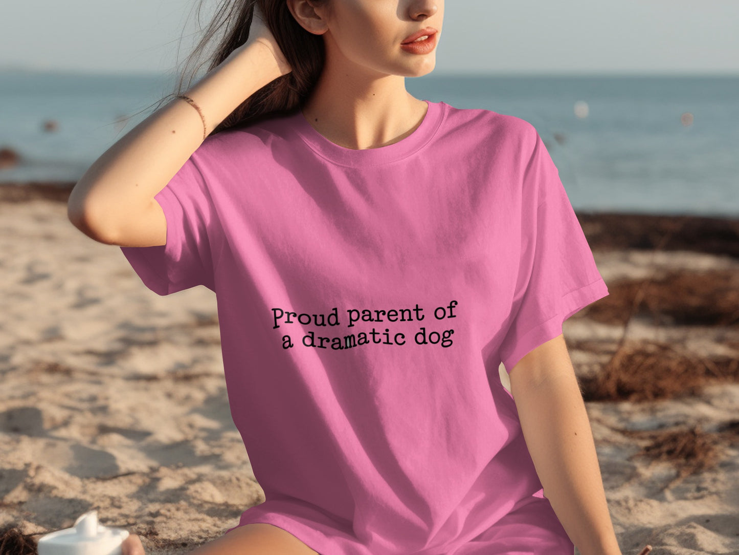 Proud parent of a dramatic dog shirt