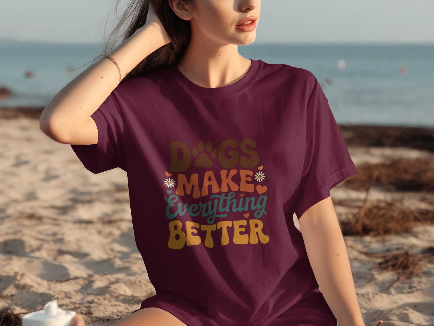 Dogs Make Everything Better Graphic Tee