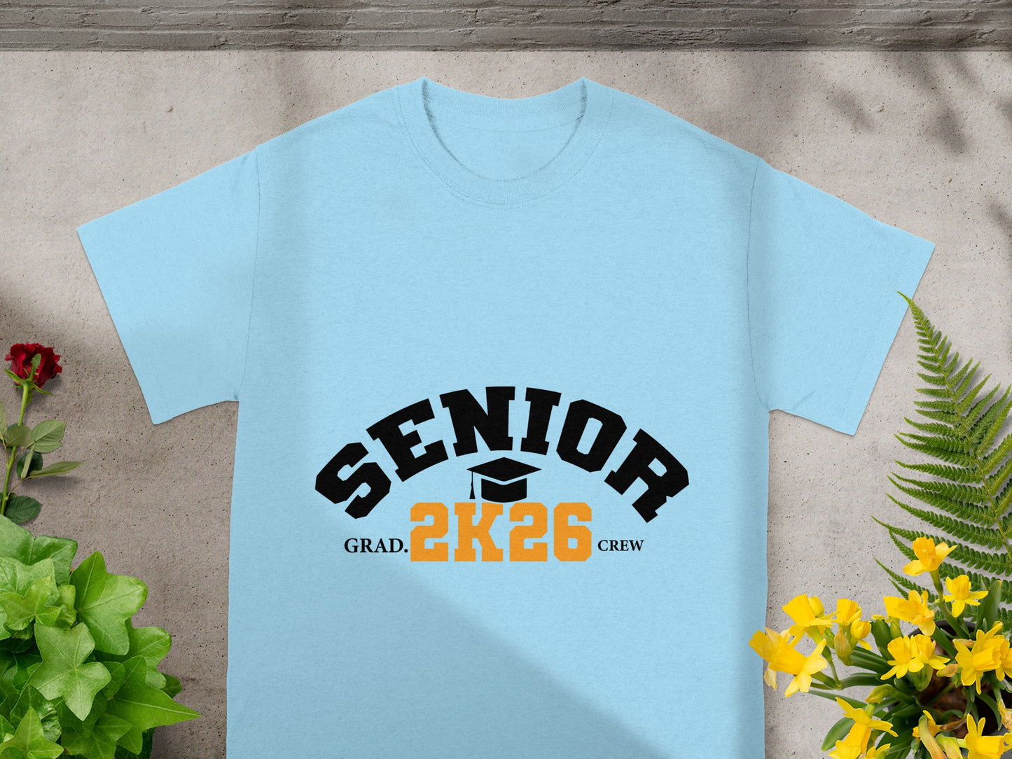 Senior Grad 2K26 Crew Graphic Design T-shirt