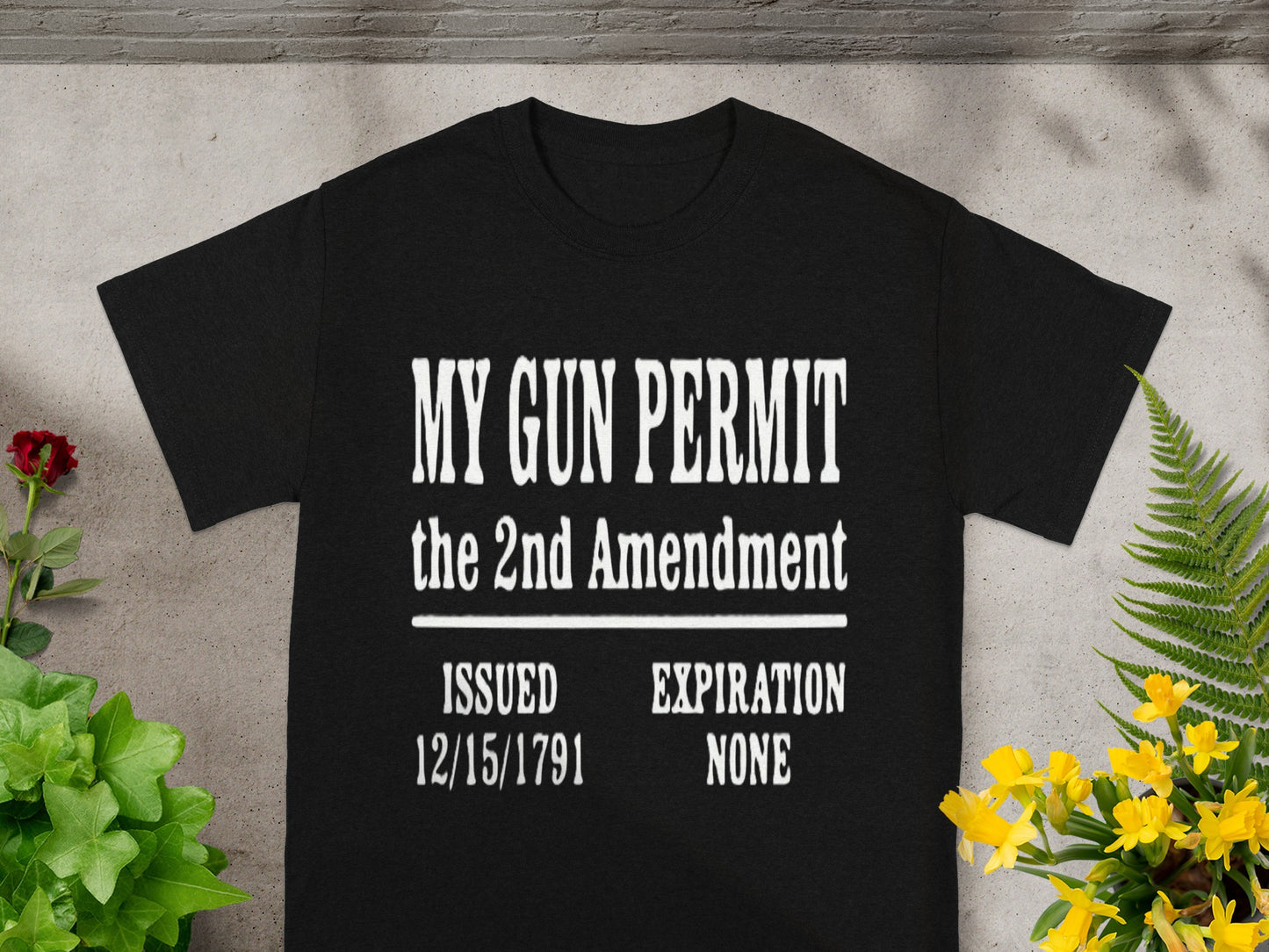 My Gun Permit the 2nd Amendment Issued Expiration Shirt
