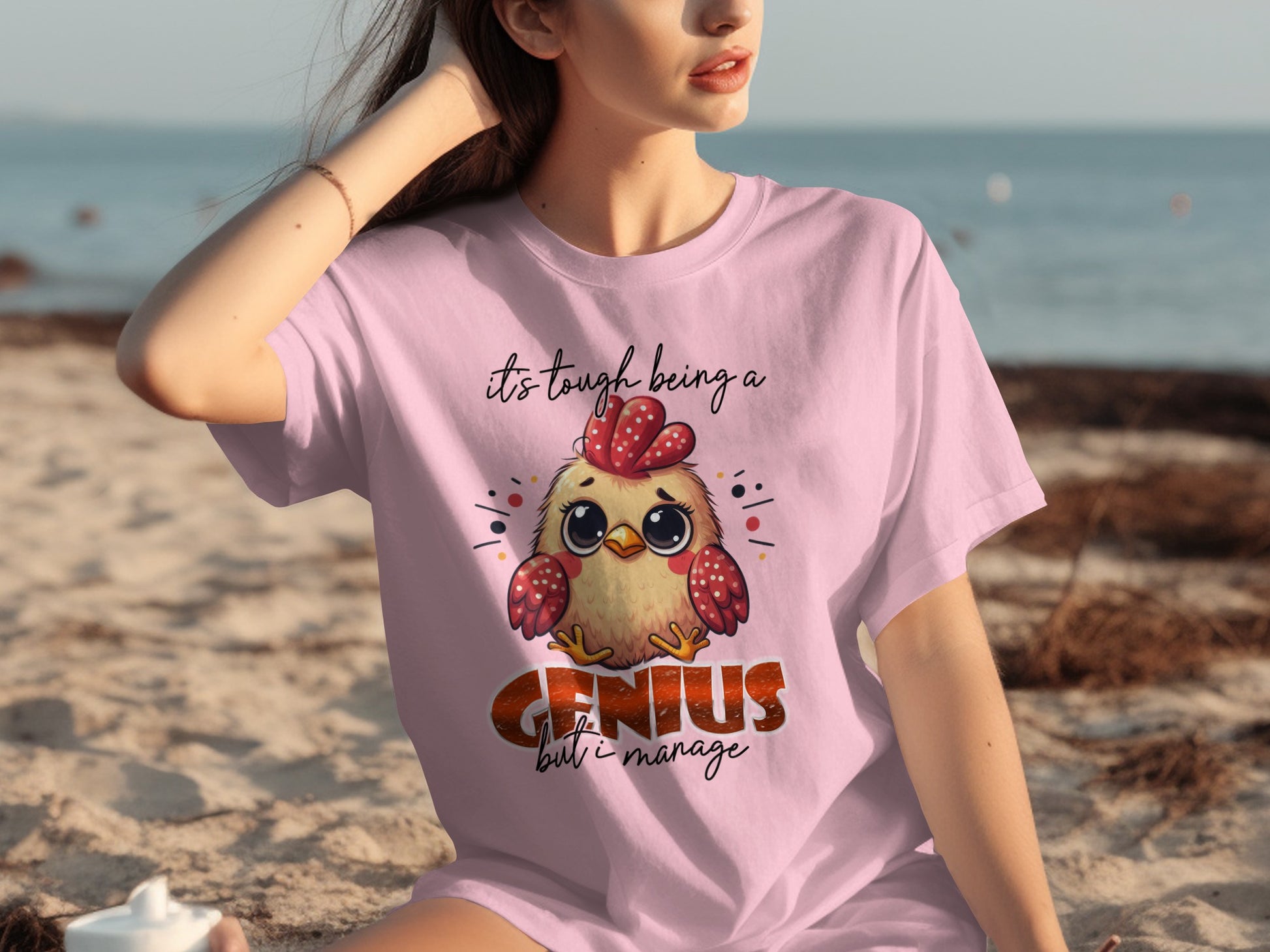 It's Tough Being A Genius But I Manage T-shirt