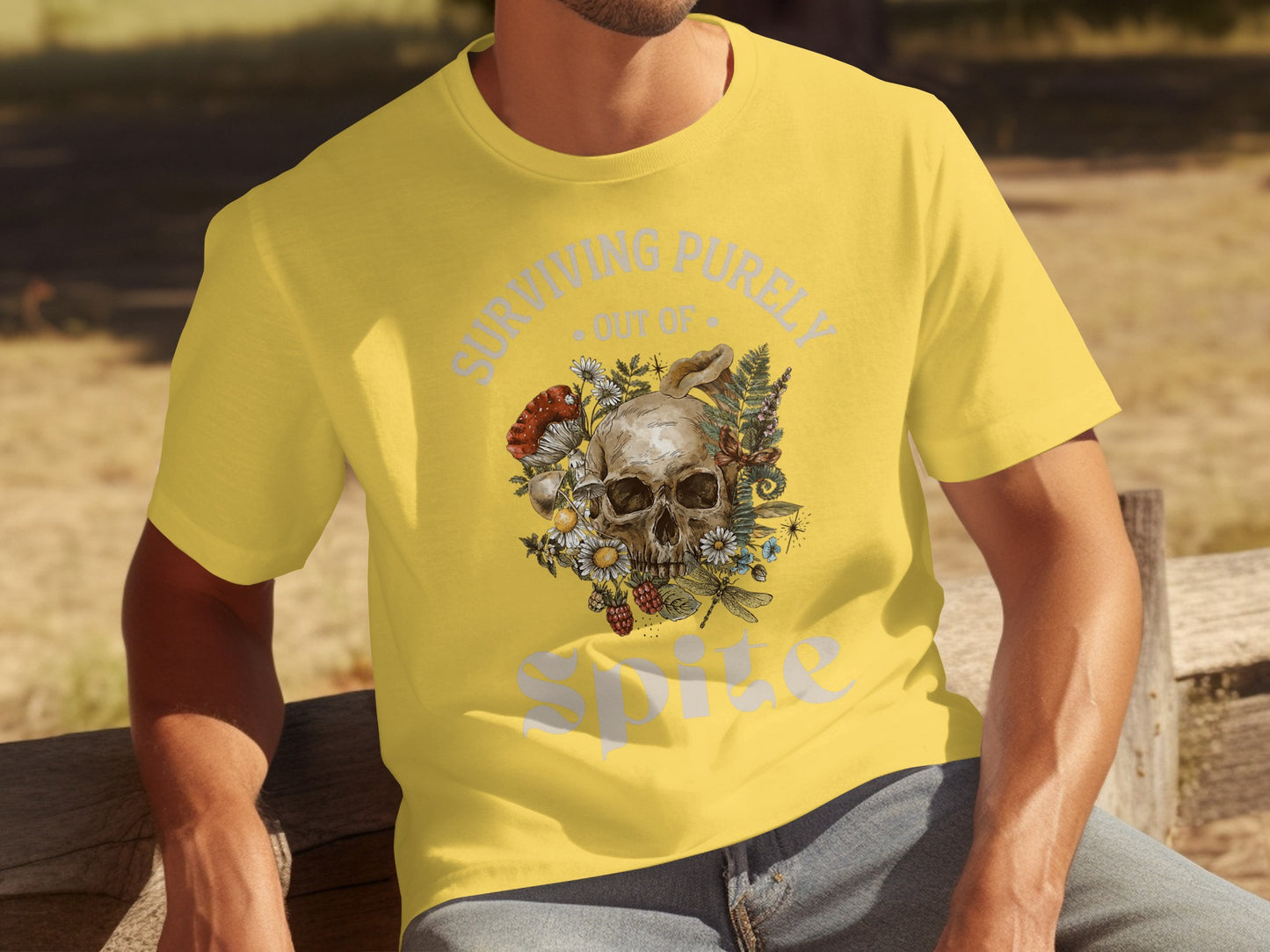 Surviving Purely Out of Spite Graphic T-Shirt