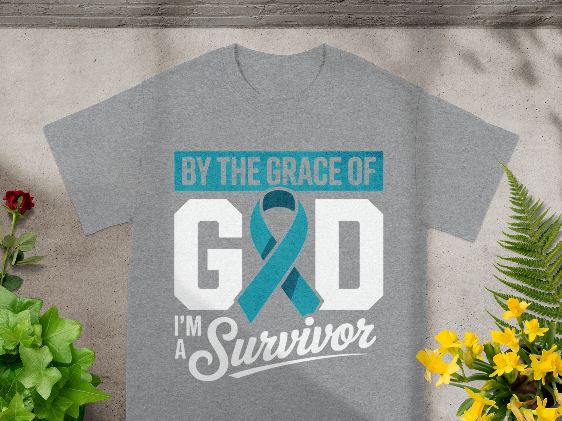 By The Grace Of GOD I'm A Survivor T-Shirt