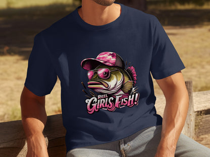 Reel Girls Fish Graphic Tee for Fishing Enthusiasts