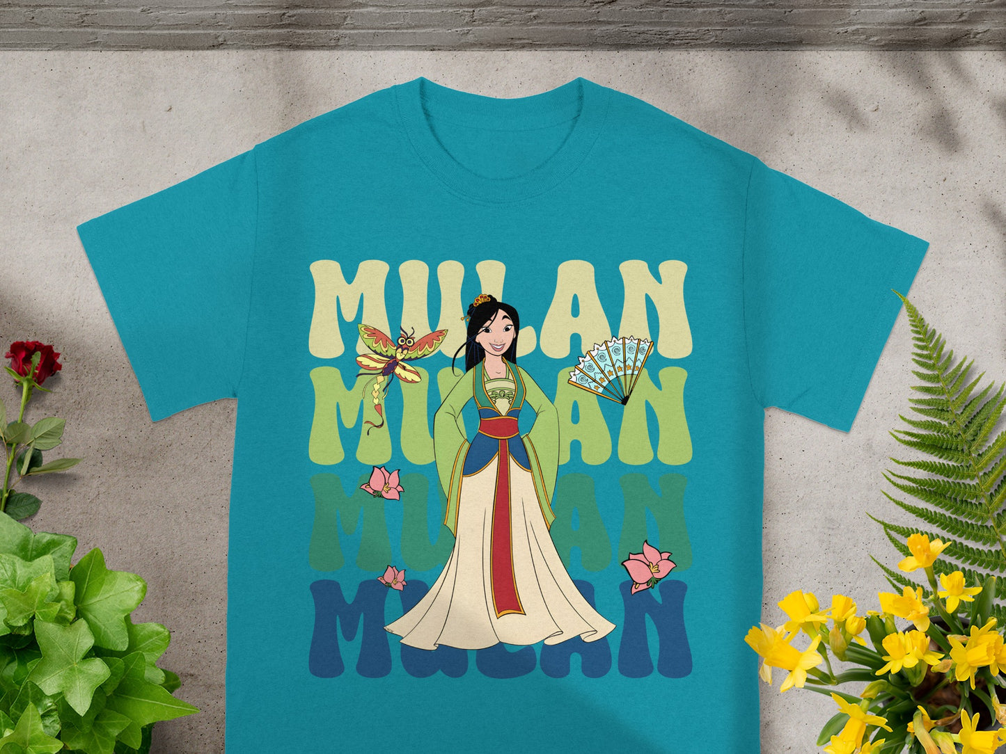 Mulan: Warrior Spirit Retro T-Shirt
