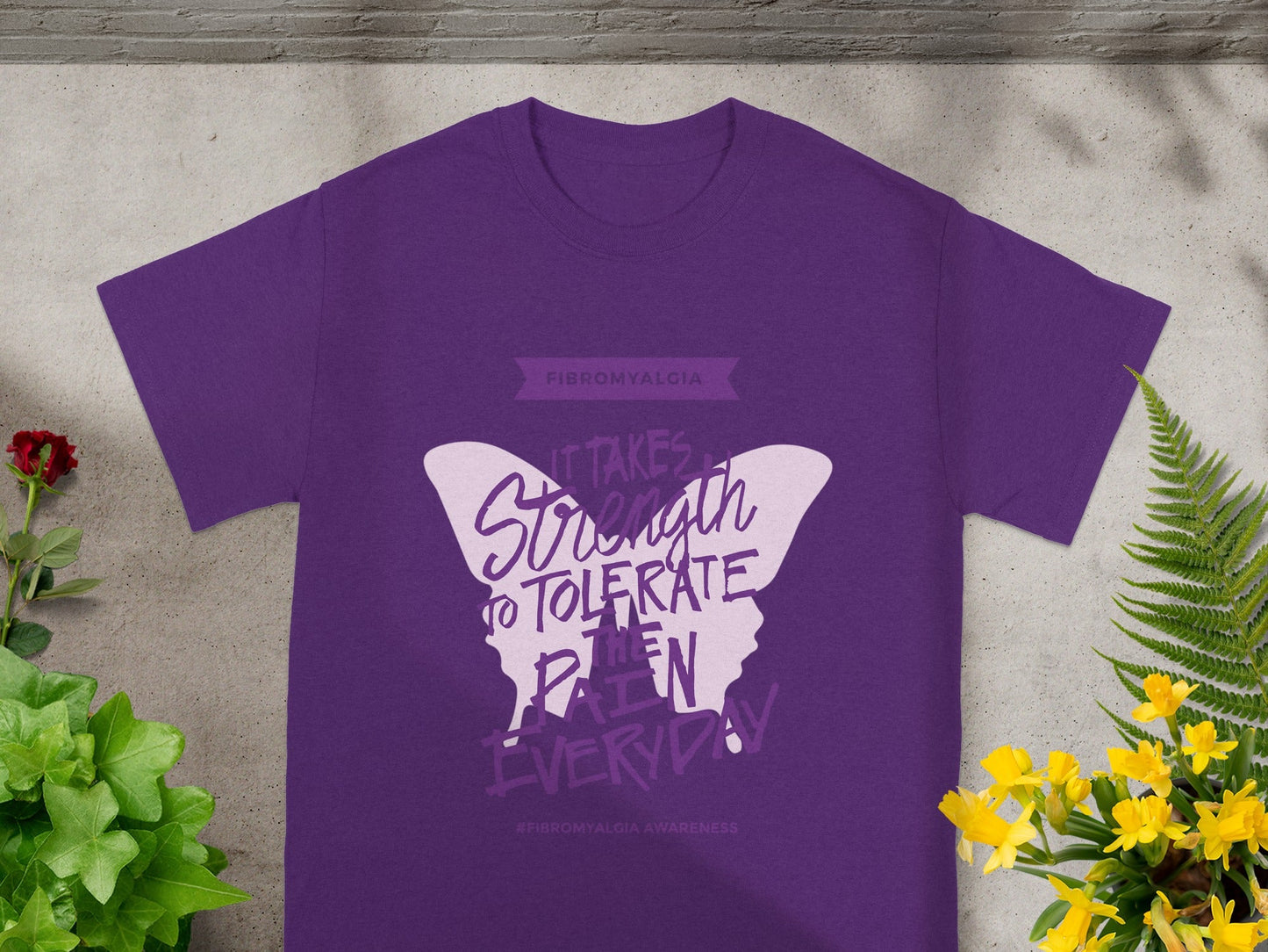 Fibromyalgia Awareness Strength to Tolerate Pain Shirt