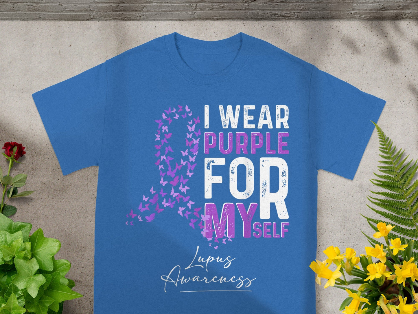 I Wear Purple for Myself Lupus Awareness T-shirt