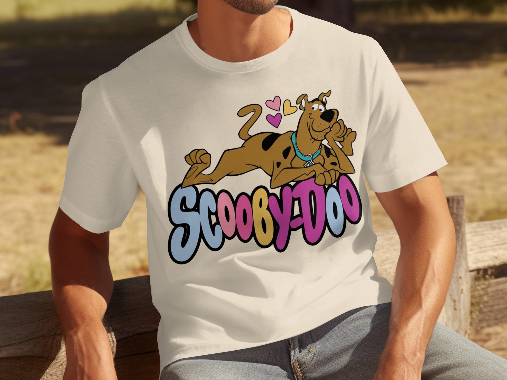 Scooby-Doo Cartoon Character Graphic Tee Shirt