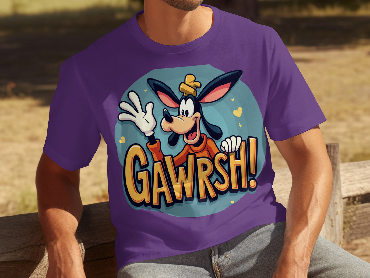 GAWRSH! Colorful Character Design T-Shirt