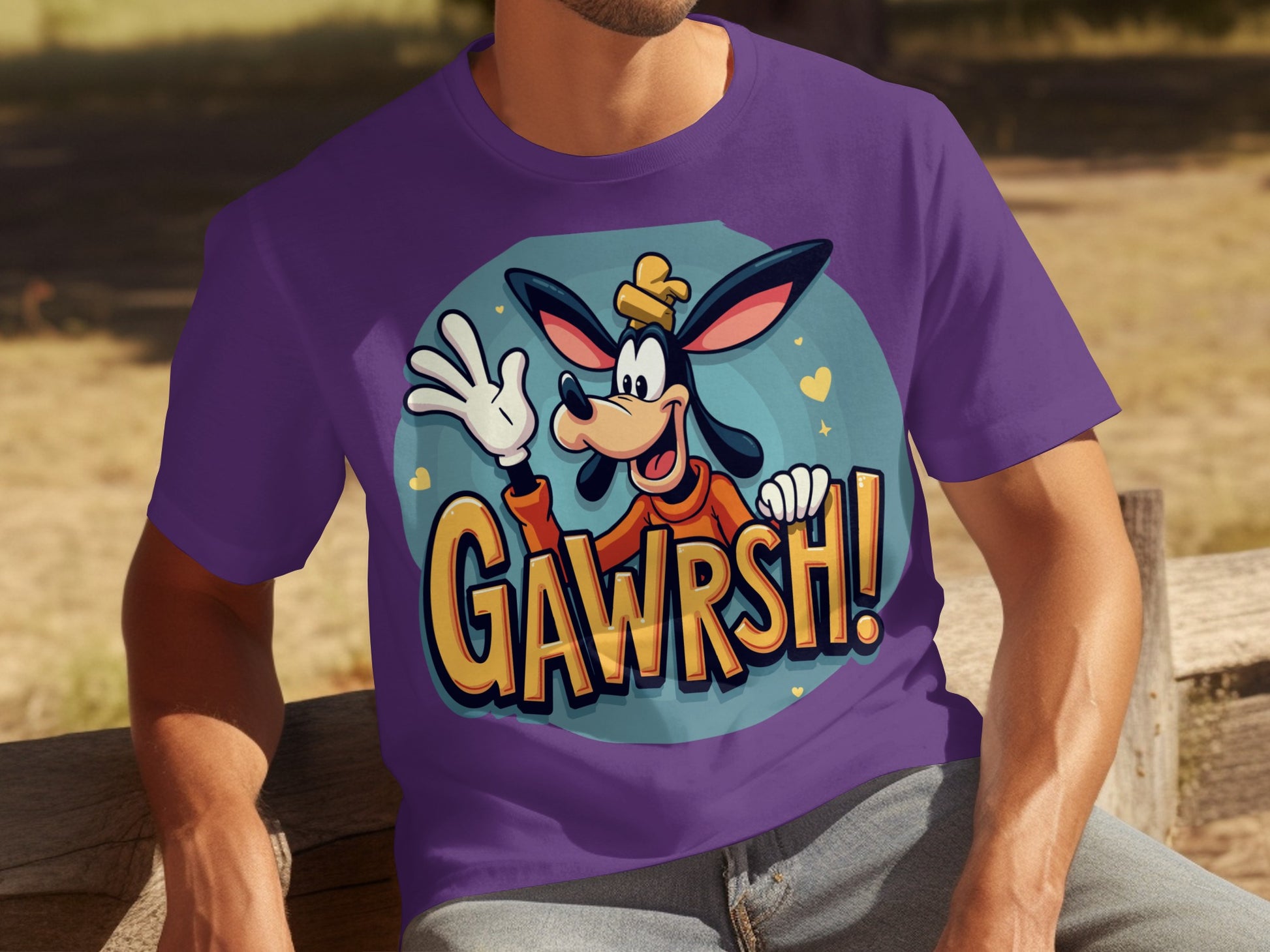 GAWRSH! Colorful Character Design T-Shirt