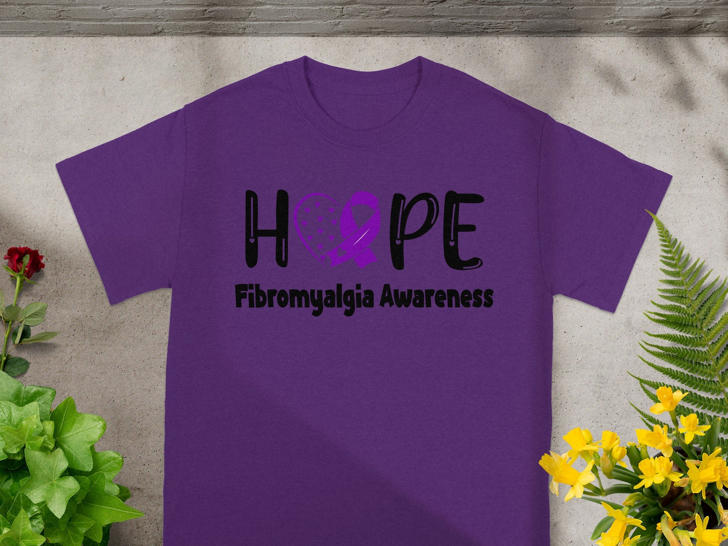 Hope Fibromyalgia Awareness Shirt Charity T-Shirt