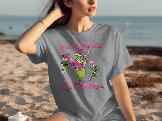 Grinchy On The Inside Bougie On The Outside shirt