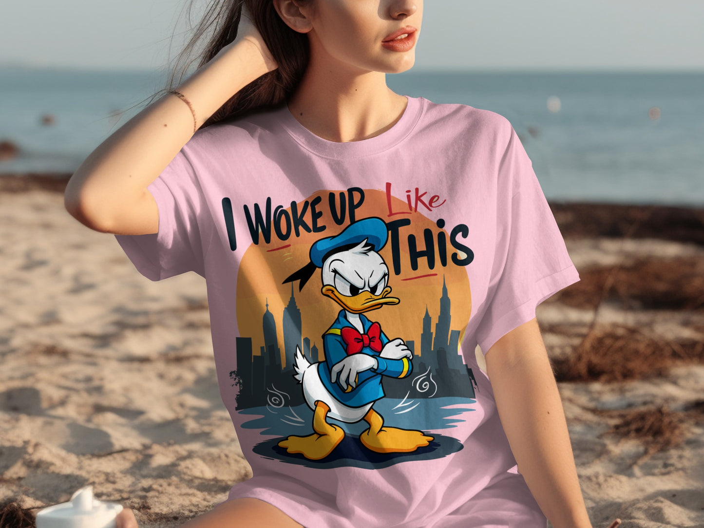 I Woke Up Like This Donald Duck Graphic T-shirt