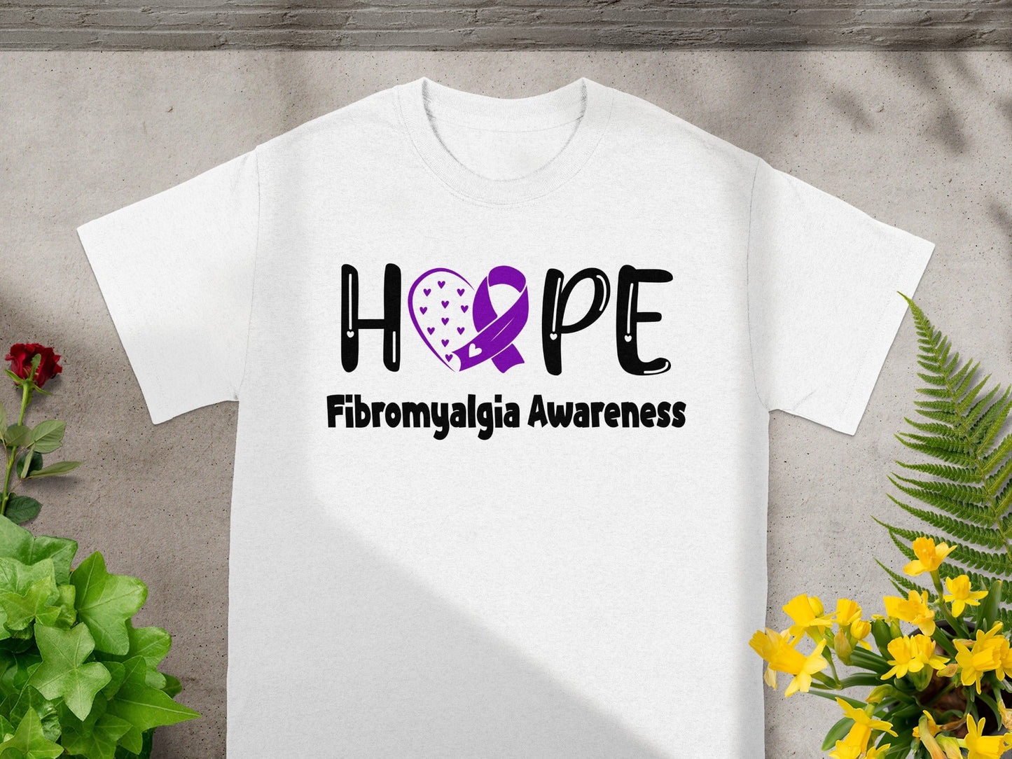 Hope Fibromyalgia Awareness Graphic T-Shirt