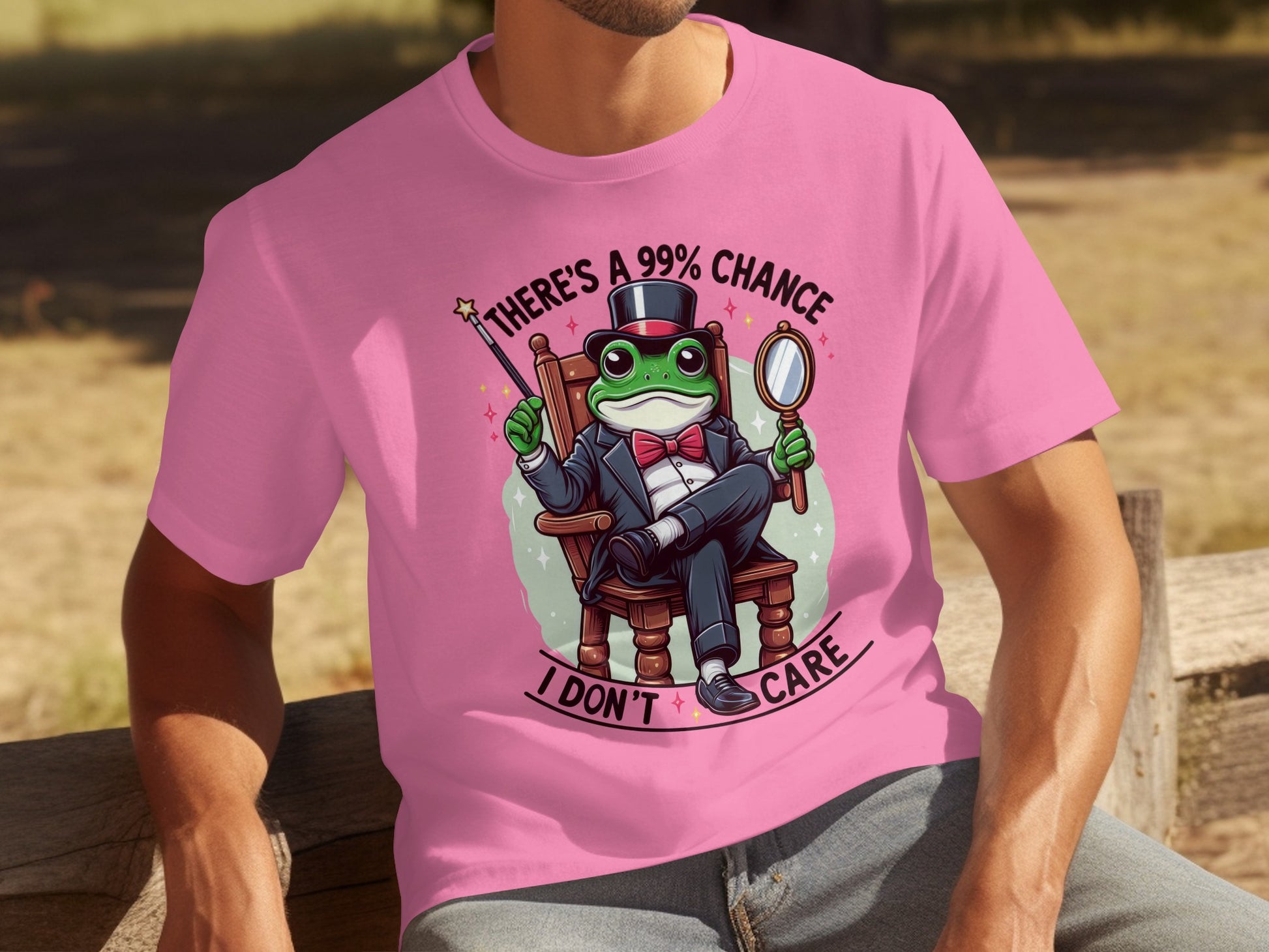 There's a 99% Chance I Don't Care Funny TShirt