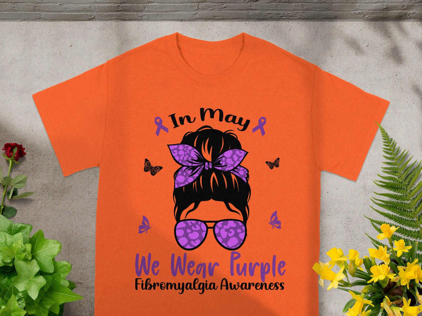 In May We Wear Purple Fibromyalgia Awareness Shirt