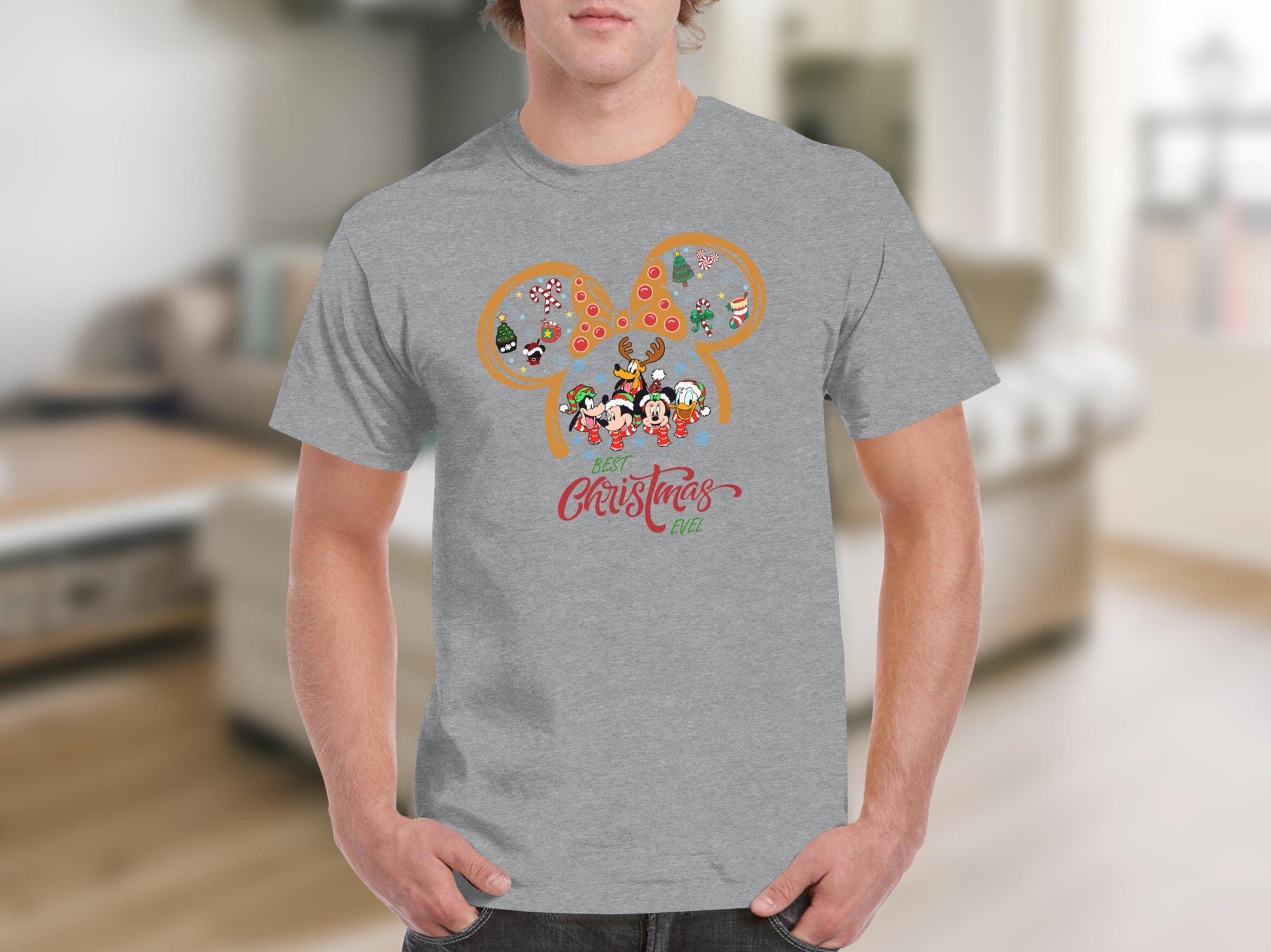 Best Christmas Ever Mickey Mouse Graphic T-Shirt