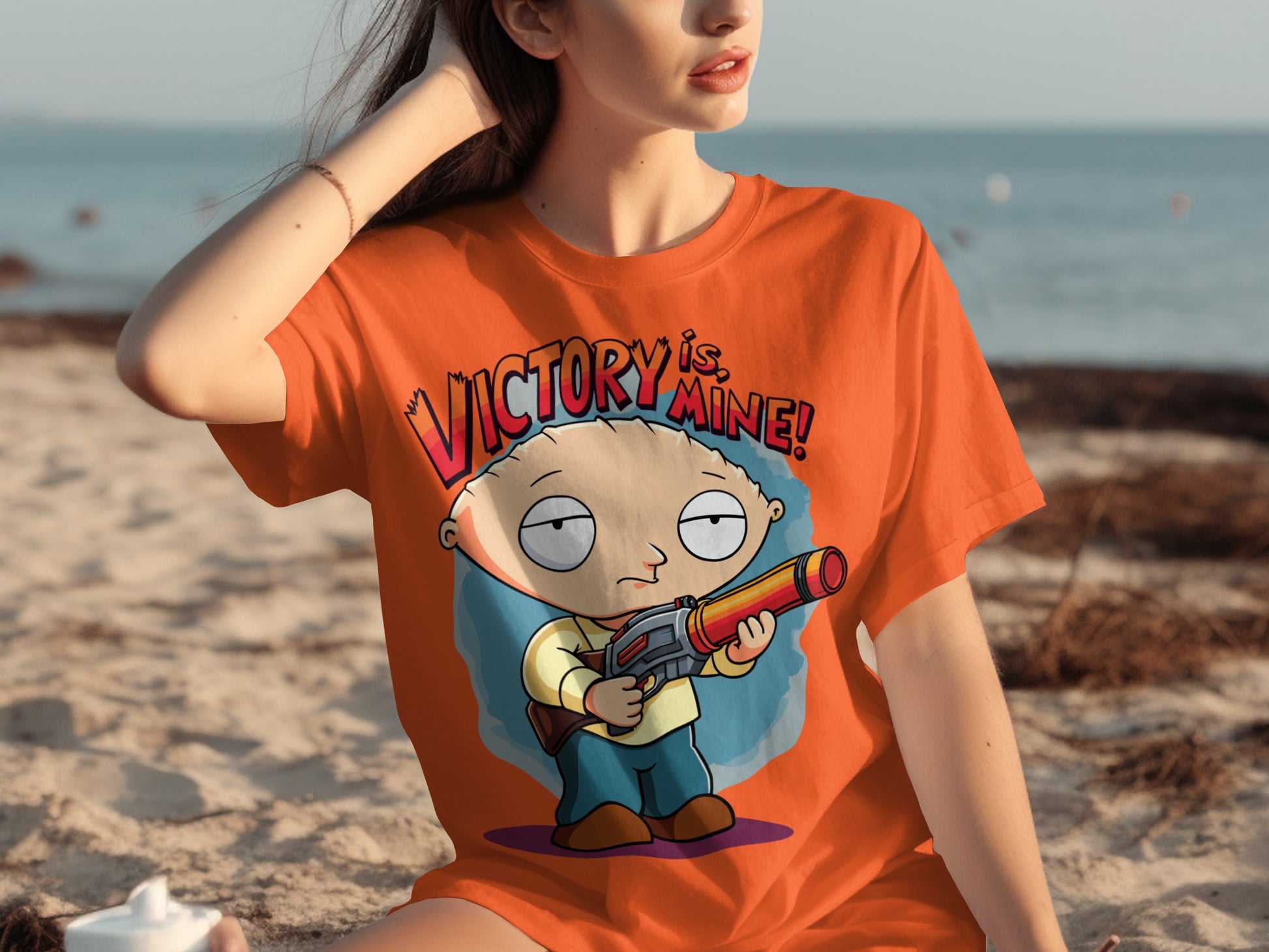 Victory Is Mine Graphic Tee Beachwear Shirt