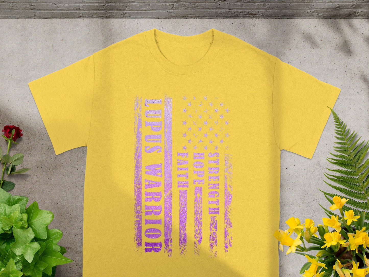 Lupus Warrior Strength Hope Faith Stars Shirt