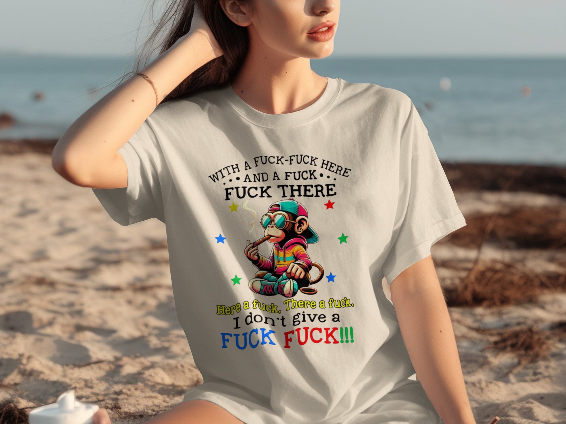 With a Fuck-Fuck Here and a Fuck There T-shirt