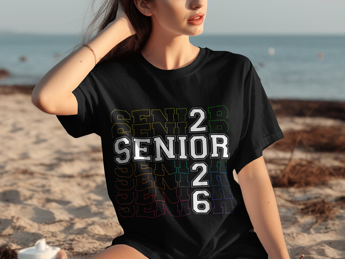 Senior 2026 Multicolor Graphic Tee