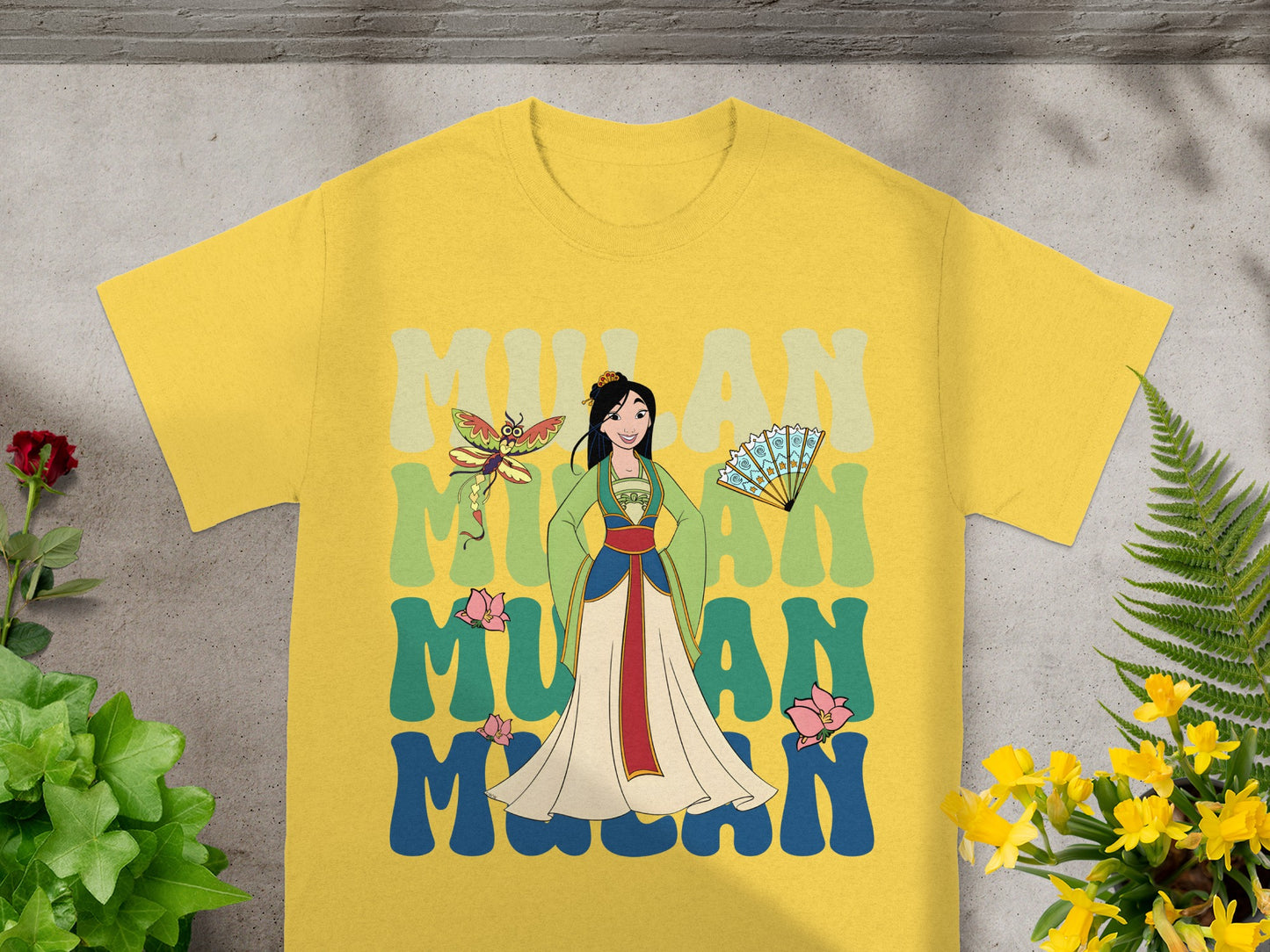 Mulan: Warrior Spirit Retro T-Shirt