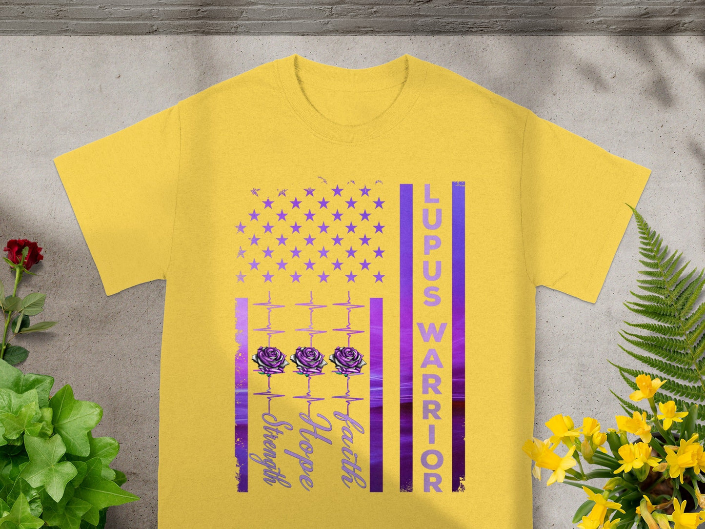 Lupus Warrior Faith Hope Strength Empowerment Shirt