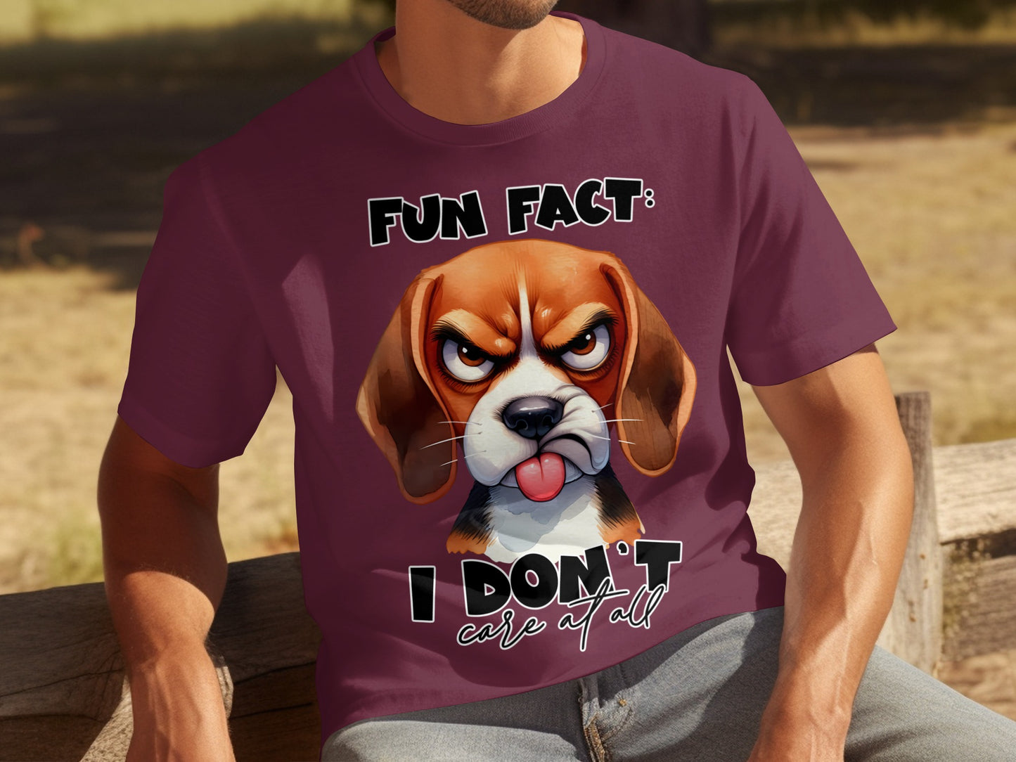 Fun Fact I Don't Care At All Statement T-shirt