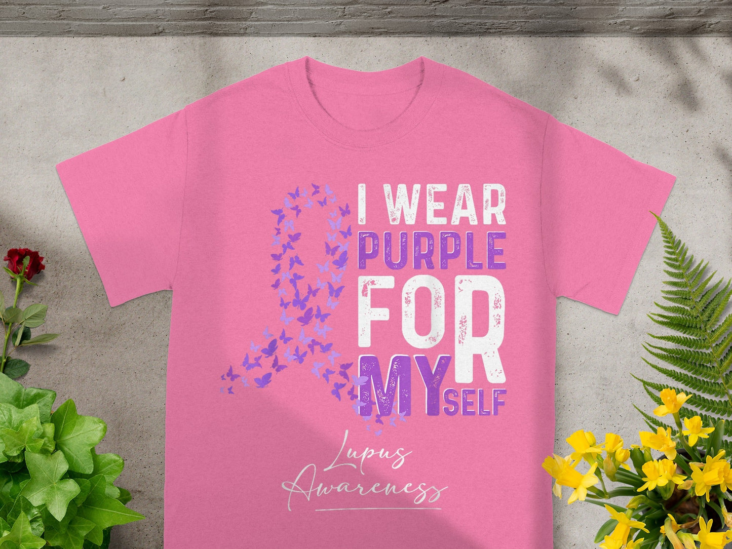 I Wear Purple for Myself Lupus Awareness Shirt