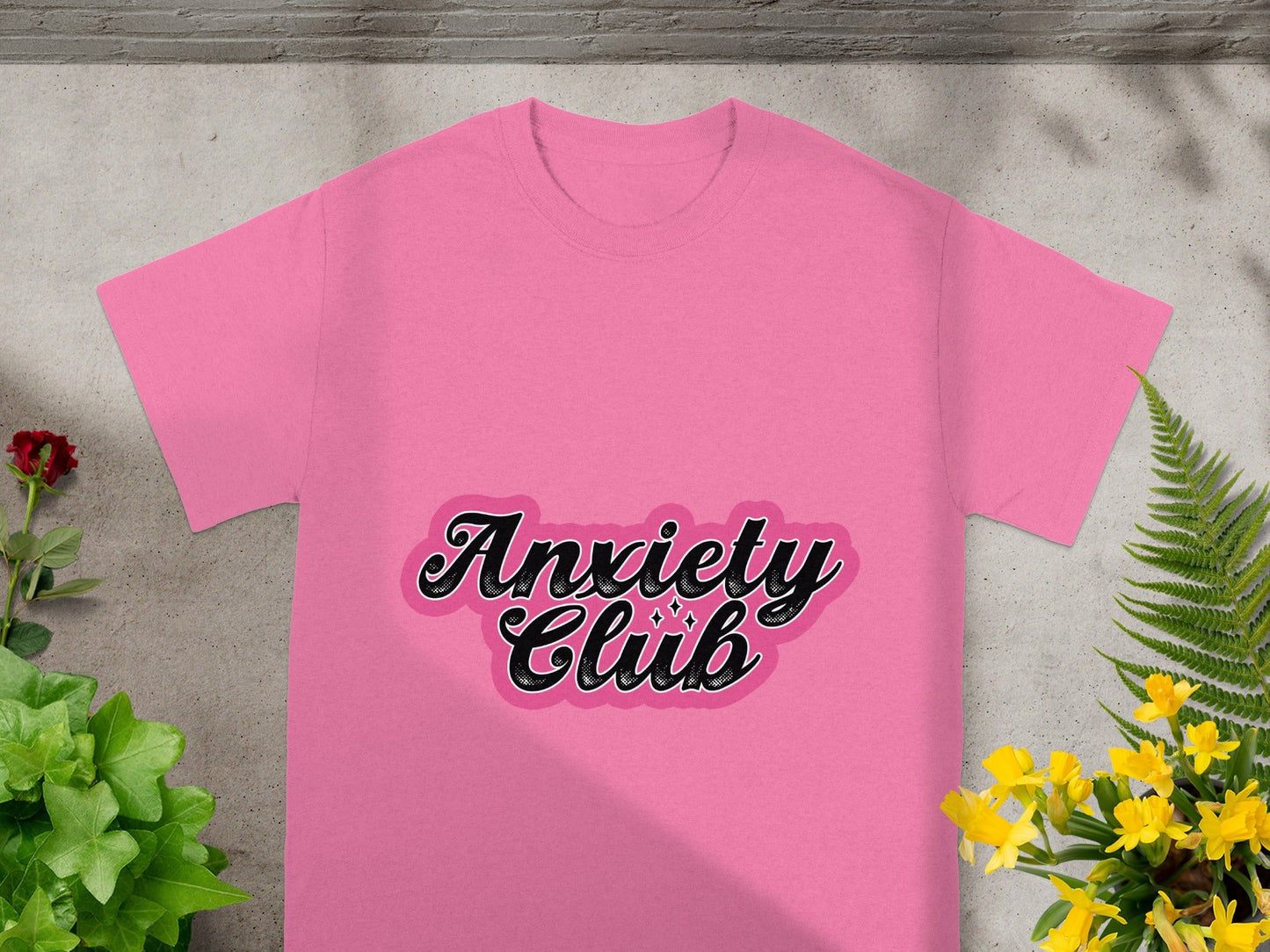 Anxiety Club Graphic Shirt Trendy Tee