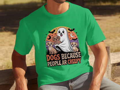 Dogs Because People Are Creepy Halloween Shirt
