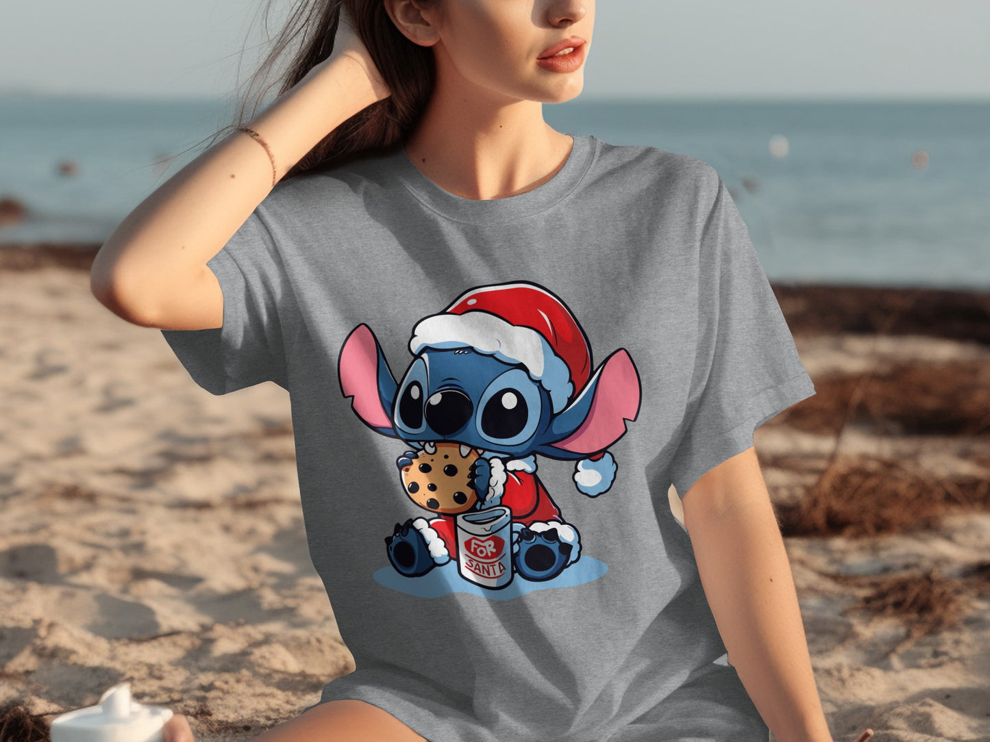 Cute Festive Cartoon Character Santa Shirt for Christmas