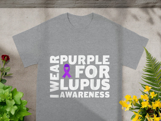 I Wear Purple For Lupus Awareness T-Shirt Product
