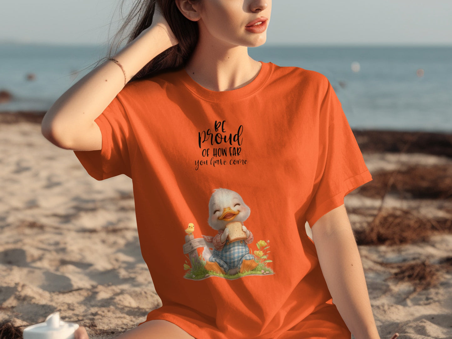 Be Proud of How Far You Have Come Duck T-Shirt