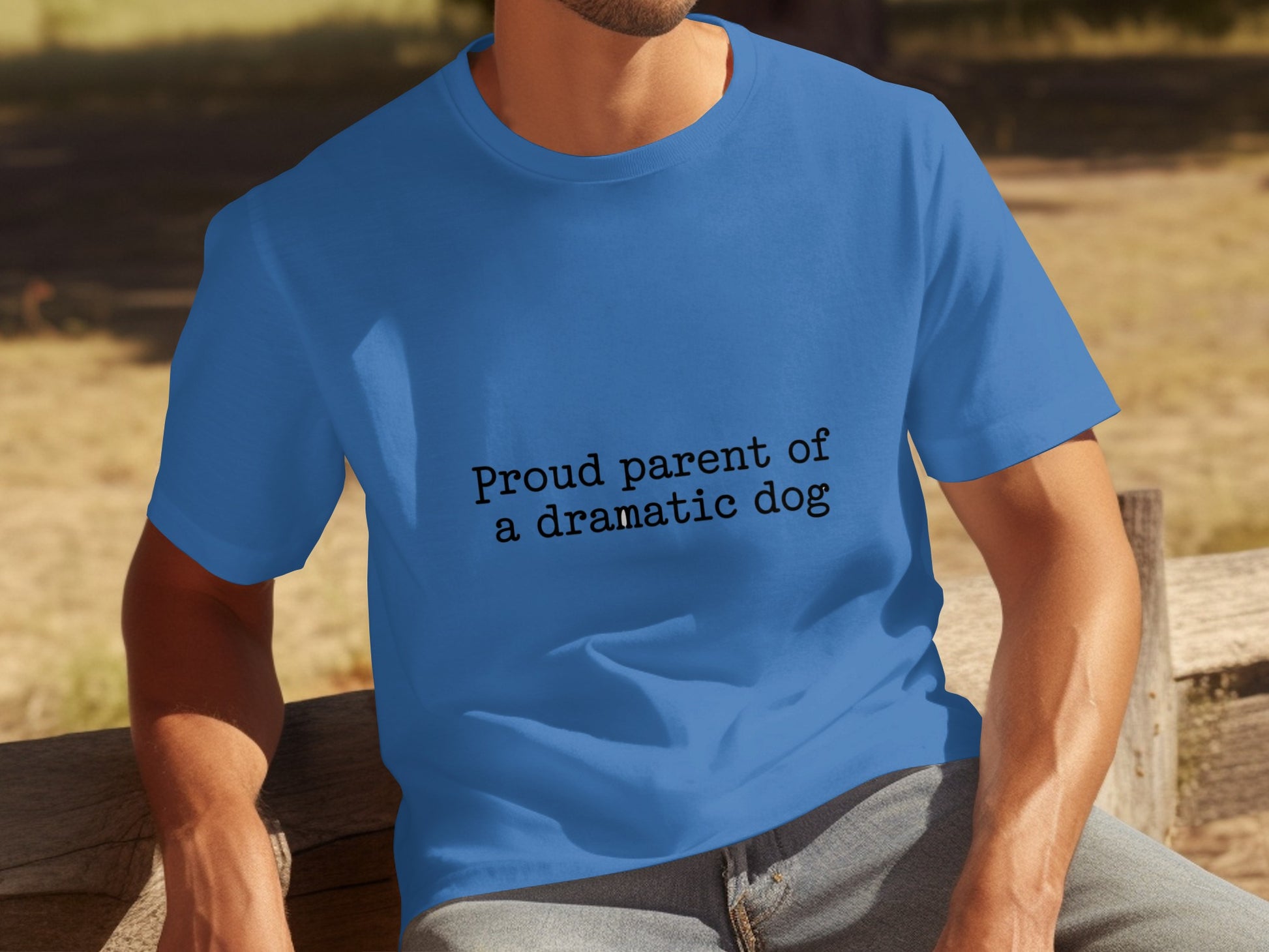 Proud parent of a dramatic dog t-shirt