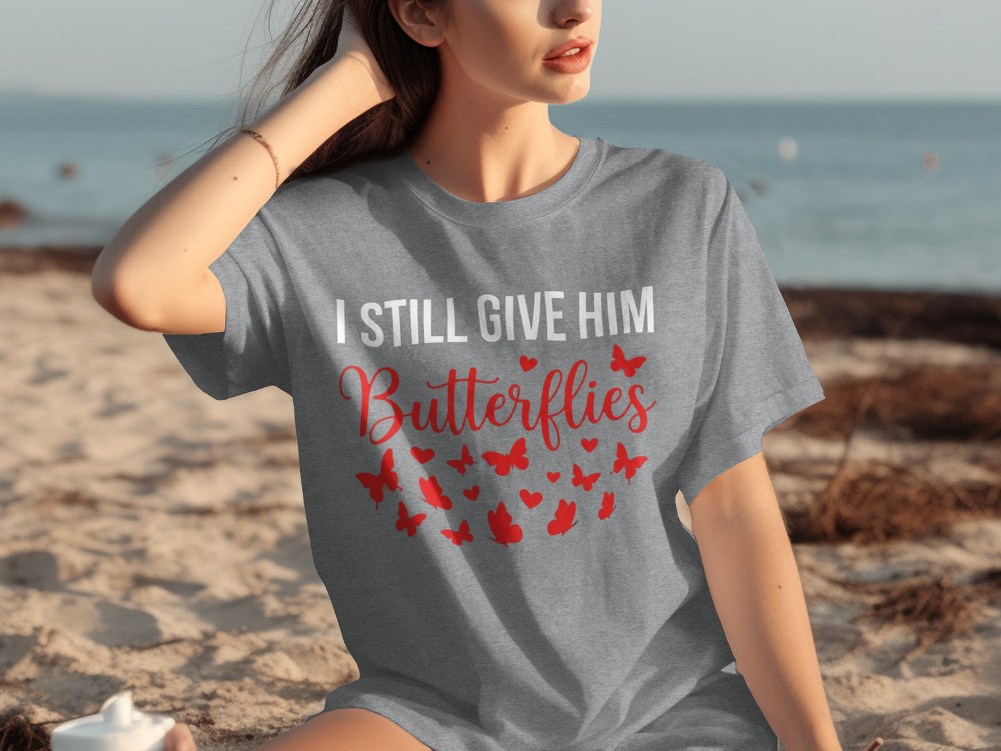 I Still Give Him Butterflies Graphic T-shirt