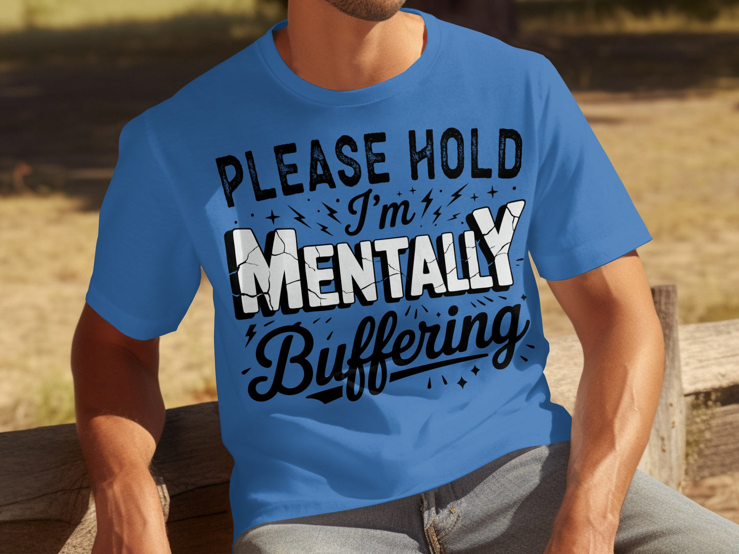 Please Hold I'm Mentally Buffering T-shirt