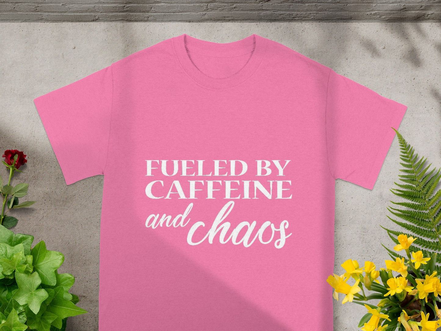 Fueled by Caffeine and Chaos Graphic Tee