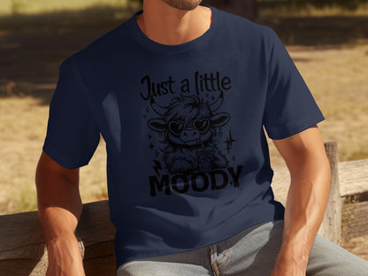Just a Little Moody Graphic Tee for Casual Wear