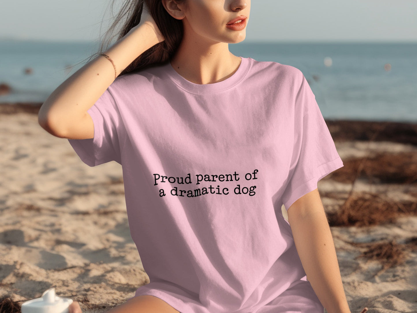 Proud parent of a dramatic dog T-shirt