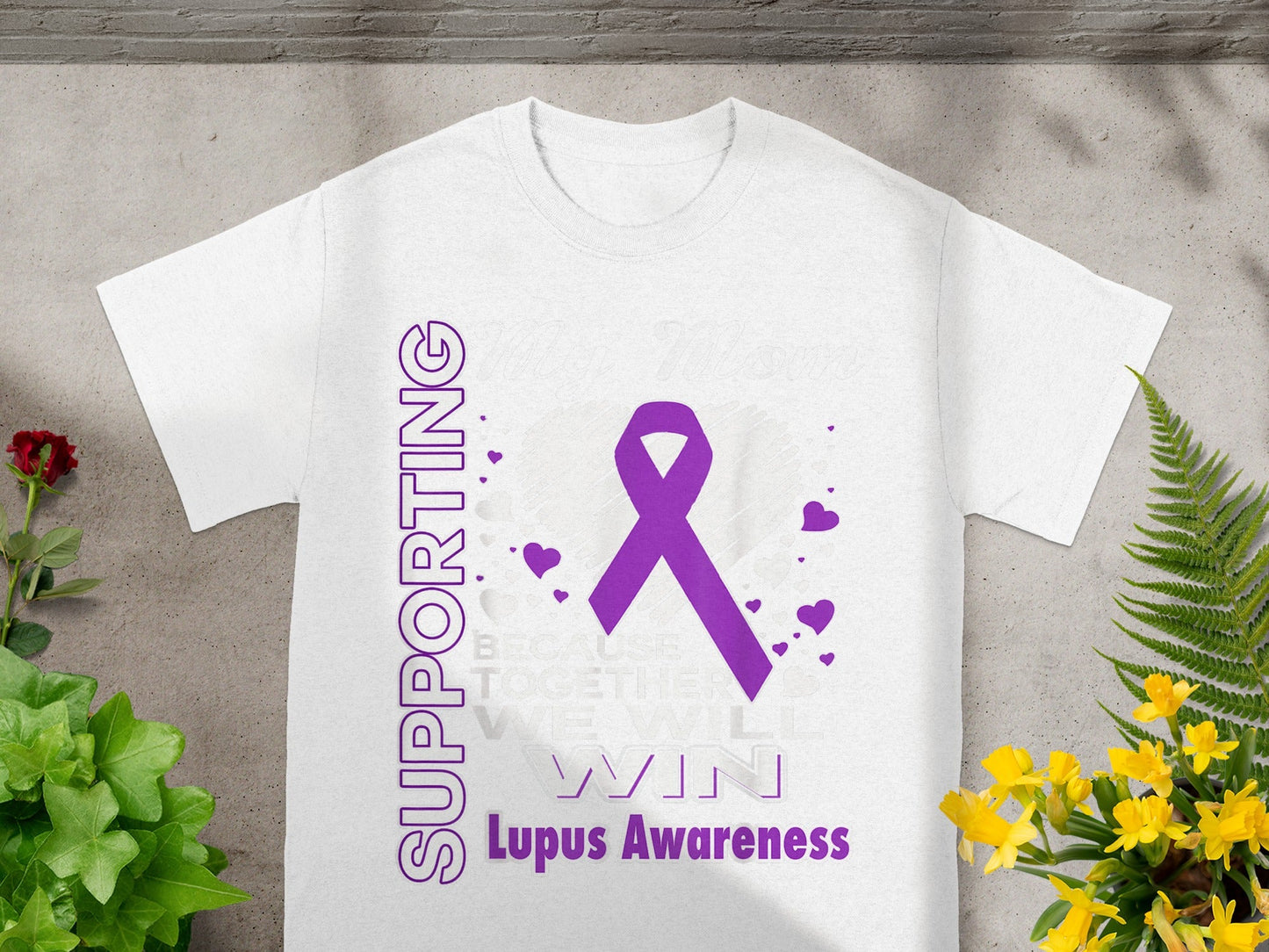 Supporting Lupus Awareness Graphic T-Shirt Product