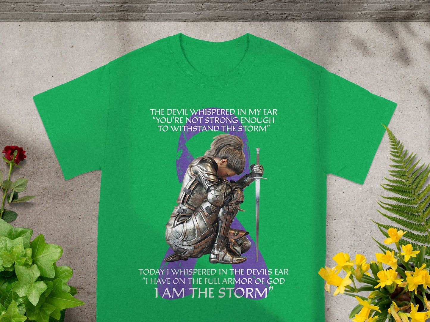 I Am The Storm Full Armor of God Inspirational Tee