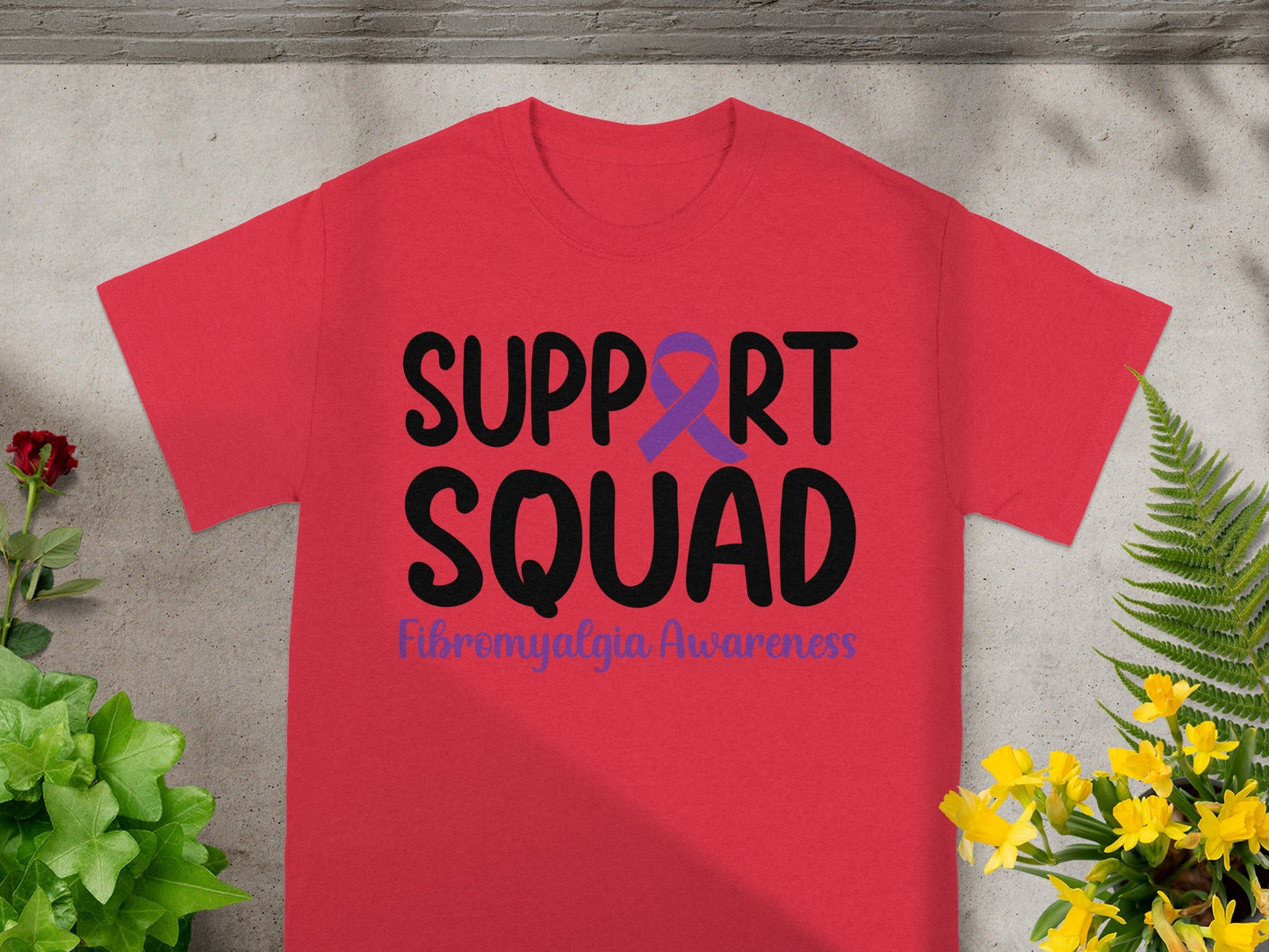 Support Squad Fibromyalgia Awareness T-shirt