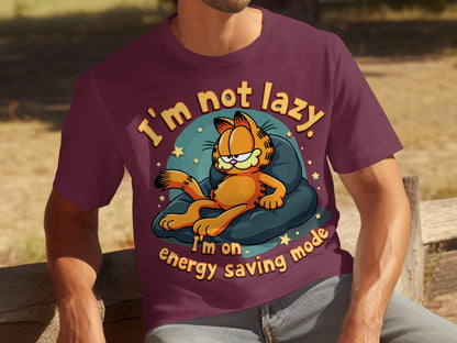 I'm Not Lazy Energy Saving Mode Graphic T-Shirt