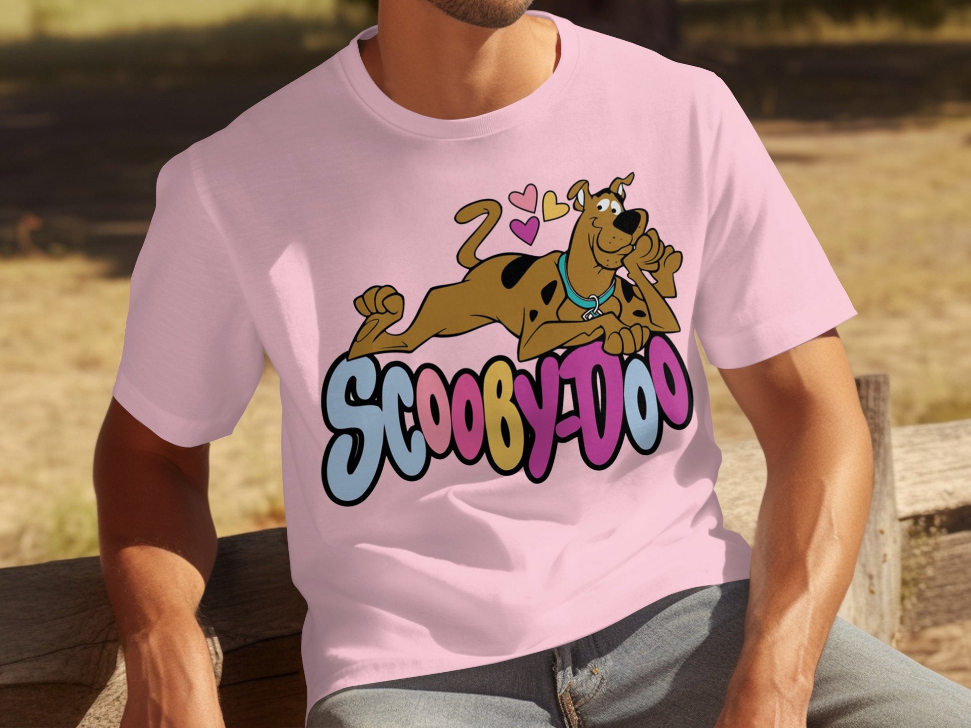 Scooby-Doo Graphic Tee with Colorful Logo Design