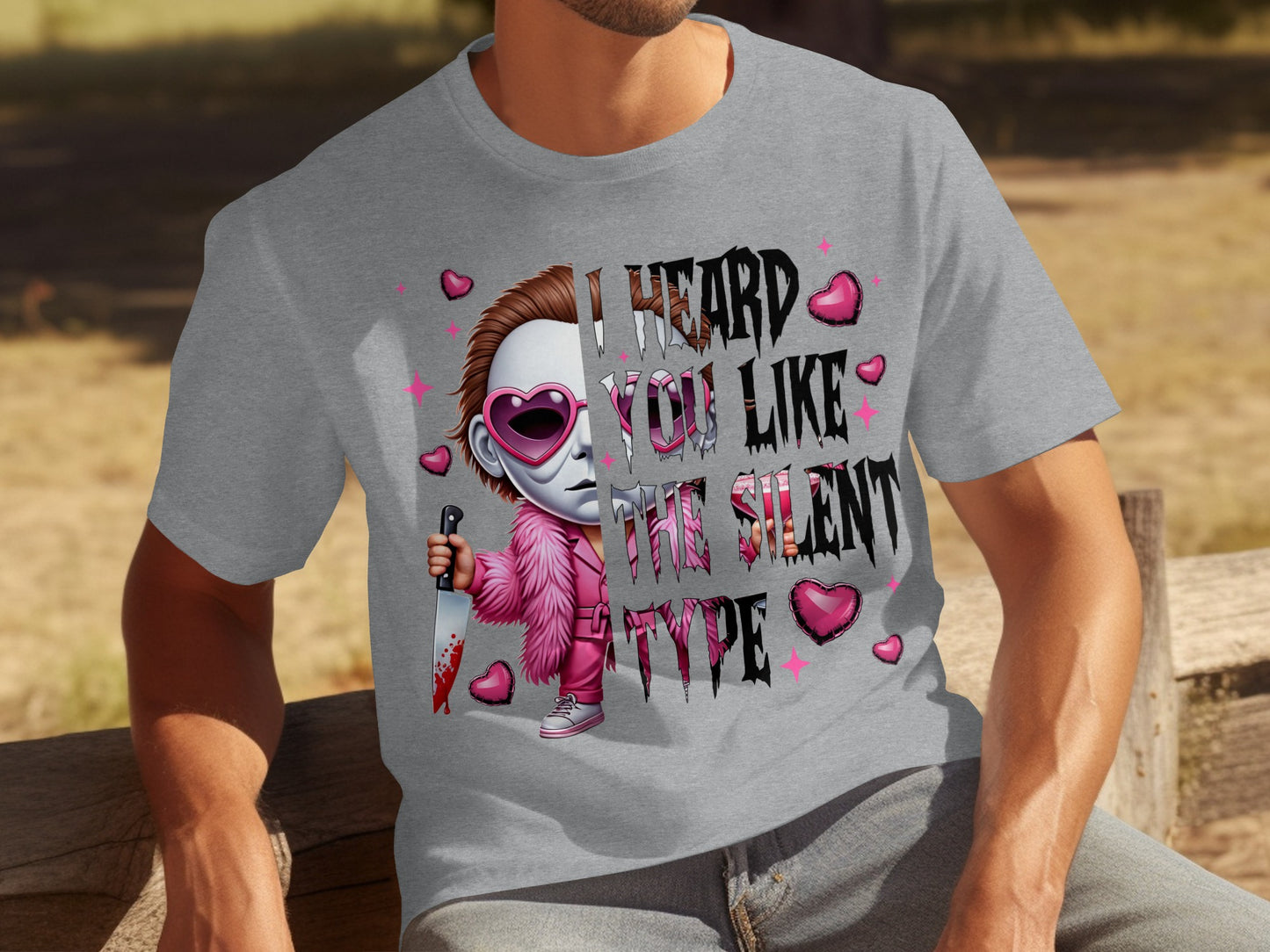 I Heard You Like The Silent Type Graphic Novelty T-Shirts