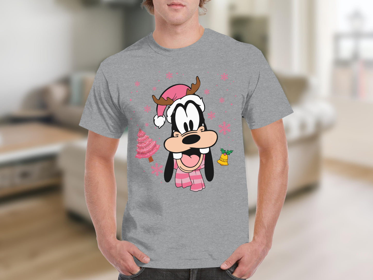 Goofy Cartoon Character Christmas Holiday T-Shirt