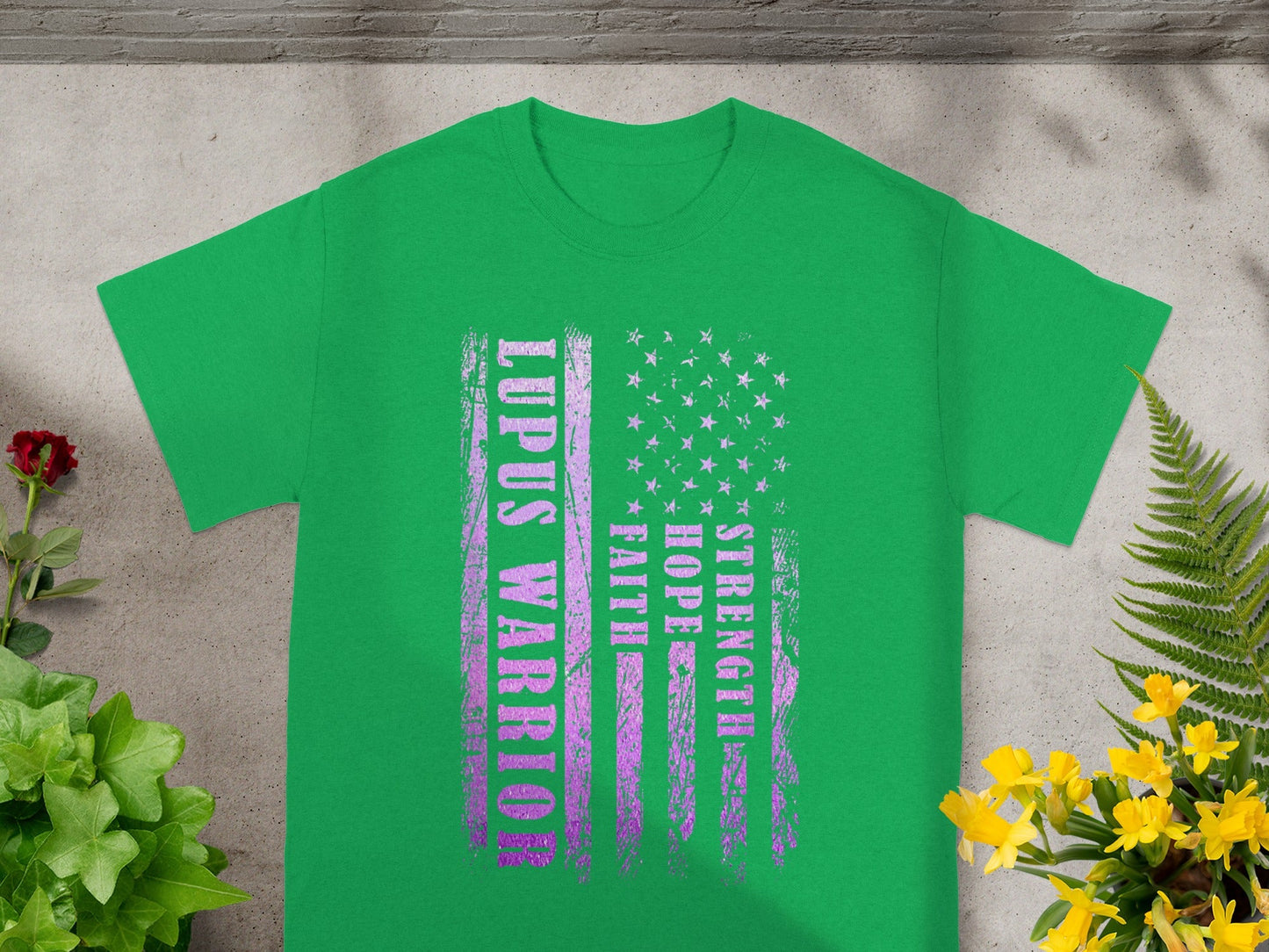 Lupus Warrior Strength Hope Faith T-shirt